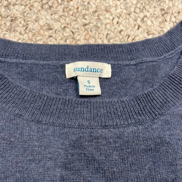 Sundance Mighty Polar Bear Sweater Sz S Blue Wool Blend Casual Preppy Novelty - Picture 2 of 7